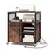 File Cabinet on Wheels with Charging Station and Cable Management Hole